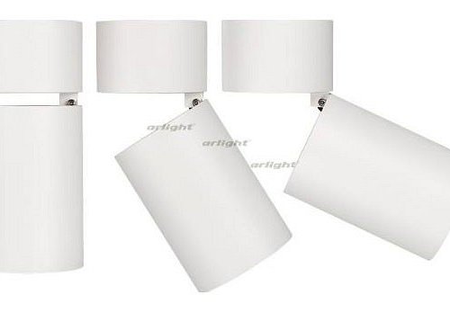 Светильник на штанге Arlight SP-POLO-SURFACE-FLAP-R85-15W Warm3000 (WH-WH, 40 deg) 027552