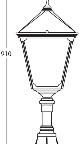 Наземный фонарь Oasis Light QUADRO XL 79904XL Bl