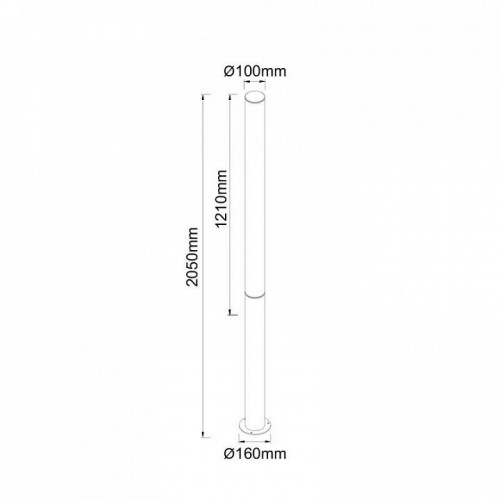 Наземный высокий светильник Mantra GANT 9279