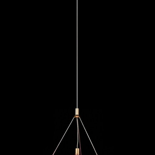 Подвесной светильник Chantale LE3027/1S GD/PU Подвесной светильник Chantale LE3027/1S GD/PU