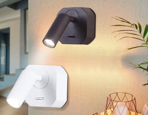 Бра Ambrella light Wall 8 FW282 SWH белый песок LED 4200K 3W 66*66*65