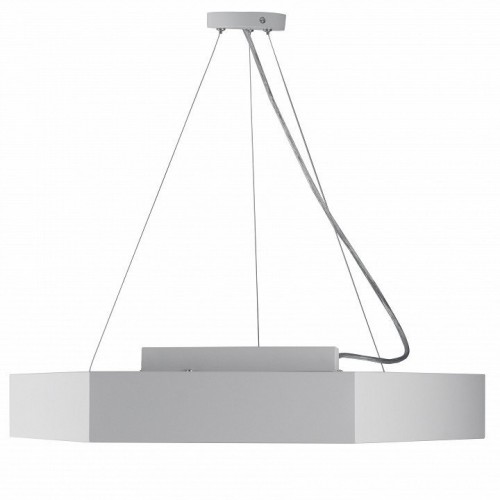 Подвесной светодиодный светильник Geometria ЭРА Hexagon SPO-124-W-40K-051 51Вт 4000К белый Б0050556