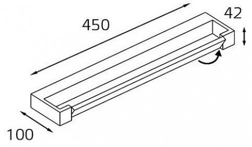Настенный светодиодный светильник Italline IT01-1068/45 white