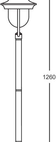 Наземный фонарь Oasis Light MADRID-COOPER 84306c SB1 Bl