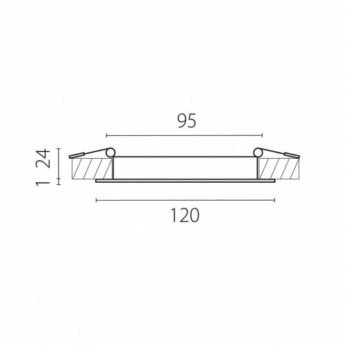 Встраиваемый светильник Lightstar Zocco 223104-XS