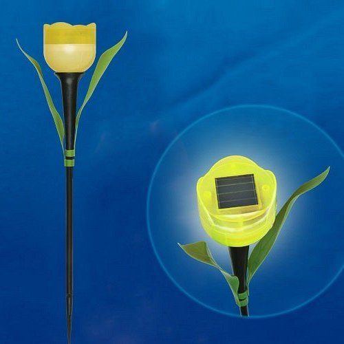 Светильник на солнечных батареях (UL-00004277) Uniel Promo USL-C-452/PT305 Yellow Tulip Светильник на солнечных батареях (UL-00004277) Uniel Promo USL-C-452/PT305 Yellow Tulip
