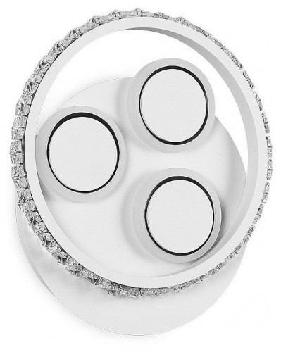 Накладной светильник Ambrella light Ice 2 FA268 SWH белый песок LED 4200K 18W 240*210*50