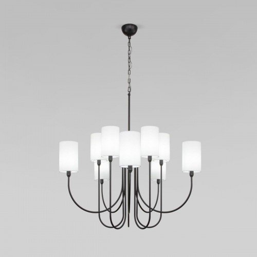 Подвесная люстра Eurosvet Abbey 60164/10 черный Smart Подвесная люстра Eurosvet Abbey 60164/10 черный Smart