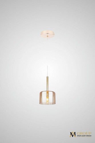 Подвесной светильник AM-Group AM355 AM355-D140 AMBER