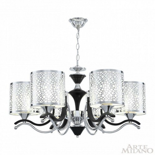 Подвесная люстра Arte Milano Florentia-6787 306787/6 Bk/Ni Подвесная люстра Arte Milano Florentia-6787 306787/6 Bk/Ni