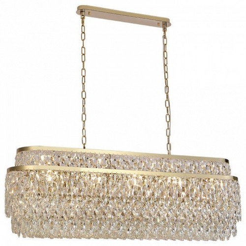 Подвесная люстра Newport 8530 8530/120 C oval gold polished