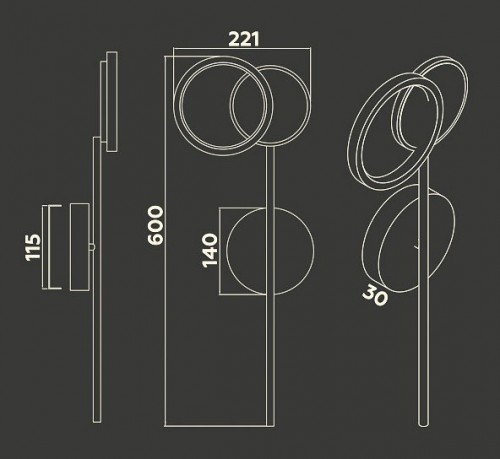 Настенный светильник Ambrella light Line FL5192