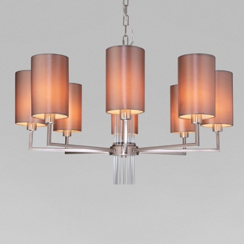 Подвесная люстра Eurosvet Soffio 60134/8 никель Подвесная люстра Eurosvet Soffio 60134/8 никель