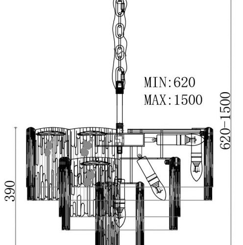 Подвесная люстра  164FA-33126