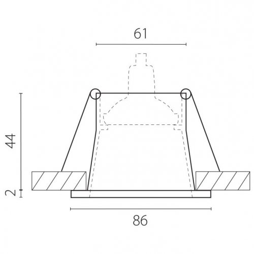 Точечный светильник Levigo Base 010056