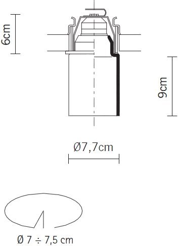Точечный светильник Fabbian Mono D14F1701