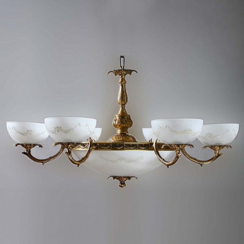 Подвесная люстра Ambiente by Brizzi Merida 0848/6 AB Подвесная люстра Ambiente by Brizzi Merida 0848/6 AB