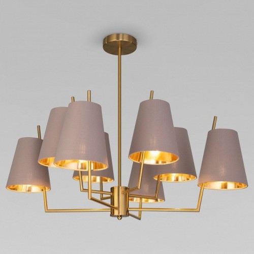 Потолочная люстра Eurosvet Topanga 60173/8 латунь Потолочная люстра Eurosvet Topanga 60173/8 латунь