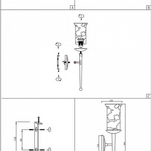 Бра ST Luce Ancora SL122.311.01 Бра ST Luce Ancora SL122.311.01