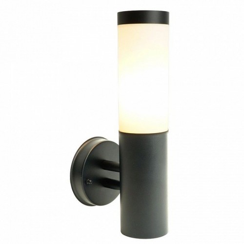 Светильник садово-парковый Feron DH041-B, Техно на стену вверх, 18W E27 230V, черный 51522