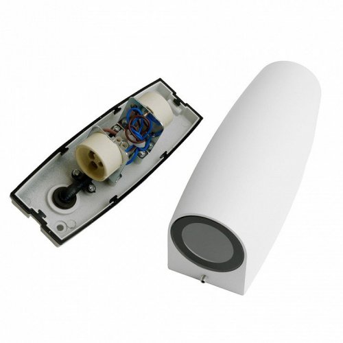 Светильник садово-парковый Feron DH025,на стену, 2*GU10 MR11 230V, серый Светильник садово-парковый Feron DH025,на стену, 2*GU10 MR11 230V, серый