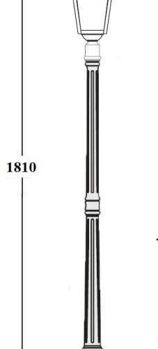 Наземный фонарь Oasis_Light QUADRO L 79908L Bl Наземный фонарь Oasis_Light QUADRO L 79908L Bl