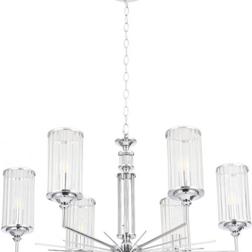 Подвесная люстра Crystal Lux Gloria SP6 Chrome