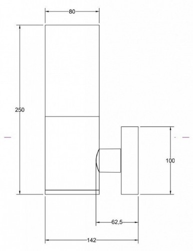 Настенный светильник Maytoni Outdoor O418WL-01GR