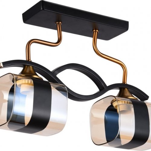 Потолочный светильник Reluce 72106-0.3-02 BK+GAB Потолочный светильник Reluce 72106-0.3-02 BK+GAB