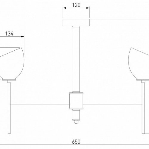 Подвесная люстра Eurosvet Arrista 60130/6 хром Smart Подвесная люстра Eurosvet Arrista 60130/6 хром Smart