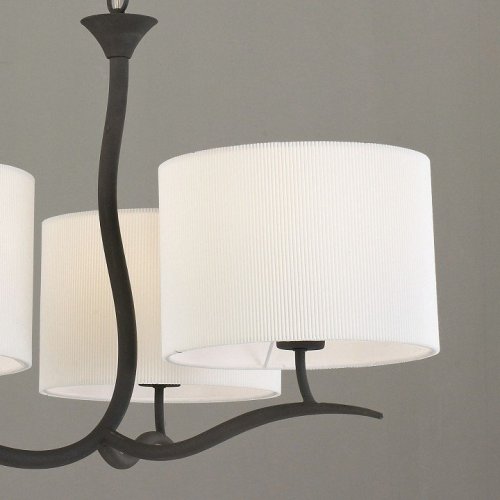 Подвесная люстра Mantra Eve Anthracite - Cream Shade 1151 Подвесная люстра Mantra Eve Anthracite - Cream Shade 1151