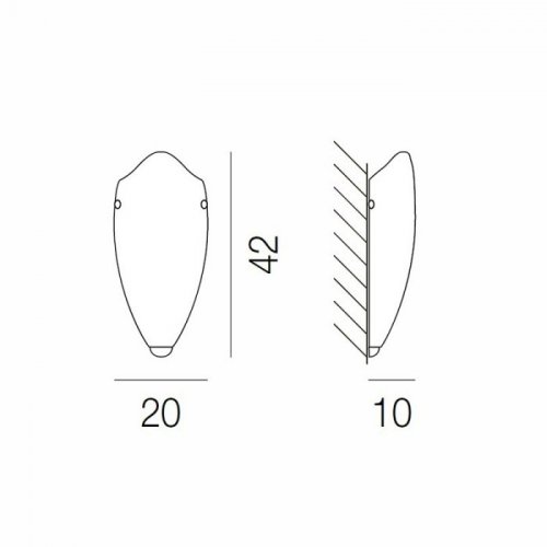 Бра Vistosi CALICE AP CALICE 42 VE OR Бра Vistosi CALICE AP CALICE 42 VE OR