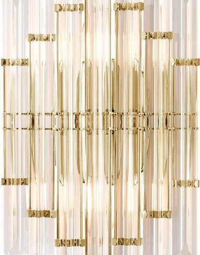 Настенный светильник Crystal Lux Saragosa AP2 Brass/Transparente
