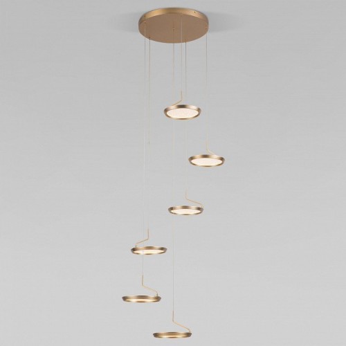 Подвесной светильник Eurosvet Crespella 90034/6 золото Подвесной светильник Eurosvet Crespella 90034/6 золото