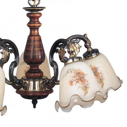 Подвесная люстра Reccagni Angelo L 965/5 DEC Подвесная люстра Reccagni Angelo L 965/5 DEC