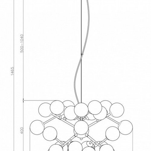 Подвесная люстра Maytoni Dallas MOD545PL-24G