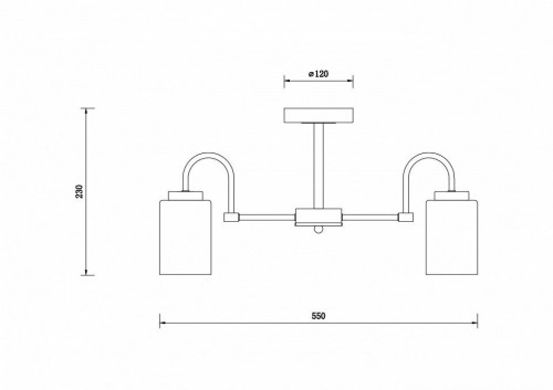 Потолочная люстра Freya Jewel FR5321CL-05BZ Потолочная люстра Freya Jewel FR5321CL-05BZ