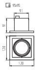 Точечные светильники Kanlux MERIL DLP-50-W 26480