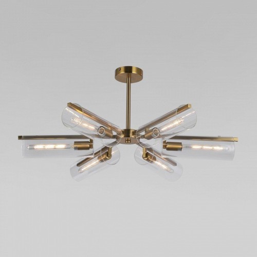 Потолочная люстра Eurosvet Trompeta 70144/6 латунь Потолочная люстра Eurosvet Trompeta 70144/6 латунь