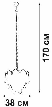 Подвесная люстра Vitaluce V5314-9/5
