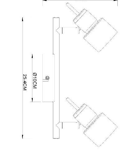 Спот Arte Lamp Almach A1906PL-2WH