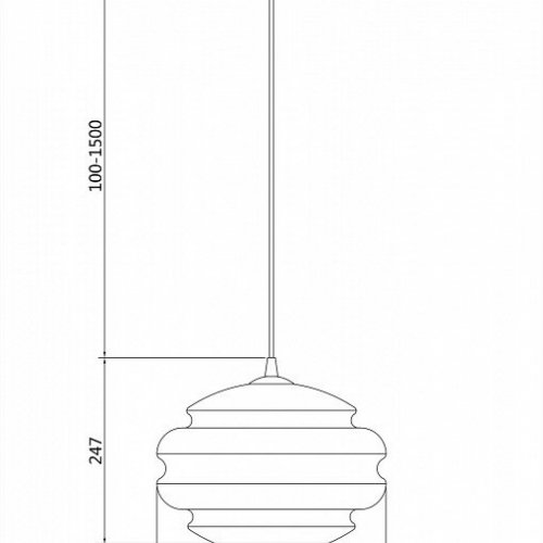 Подвесной светильник Maytoni Ruche P079PL-01AM