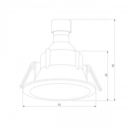 Встраиваемый светильник Elektrostandard 25059/01 a069721
