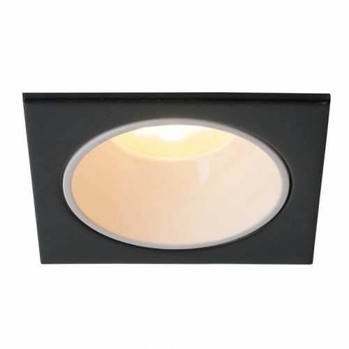 Светильник встраиваемый Feron DL3112 потолочный MR16 G5.3  черный + белый 51407