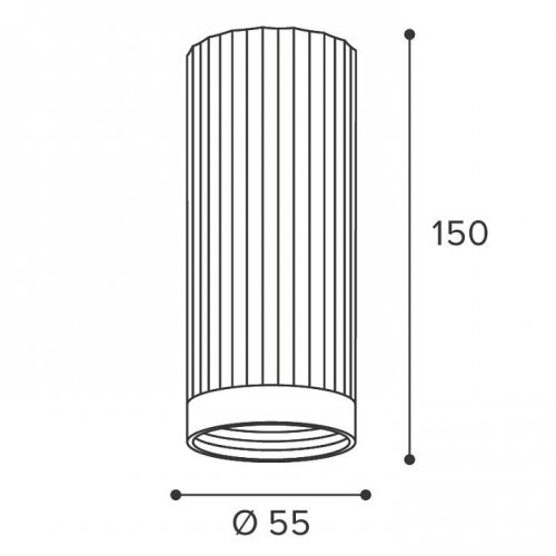 Накладной светильник Wolta LUXOR WSL-GU10/19G Накладной светильник Wolta LUXOR WSL-GU10/19G