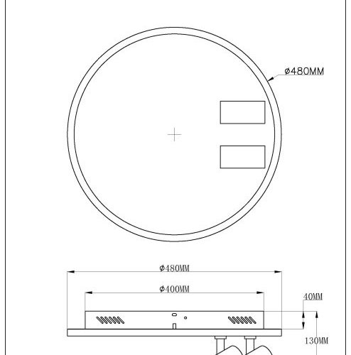 Потолочный светильник MyFar Focus MR9050-CL