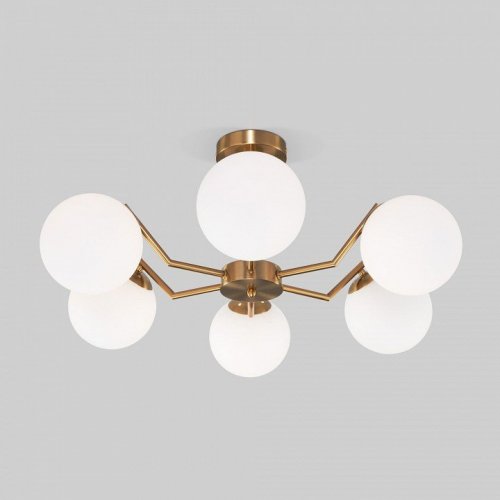 Подвесная люстра Eurosvet Frost 70154/6 латунь Подвесная люстра Eurosvet Frost 70154/6 латунь