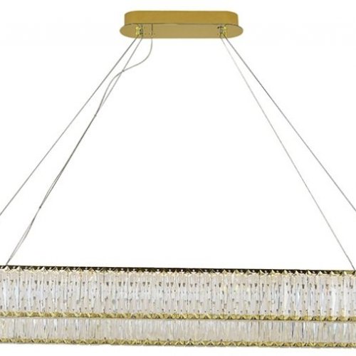 Подвесной светильник Newport 8240 8240/140 oval gold