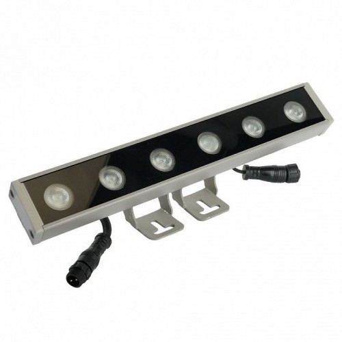 LL-893 Светодиодный линейный прожектор для подсветки стен Feron, синий, 250*40*25mm, 6W DC24V, IP65 51566