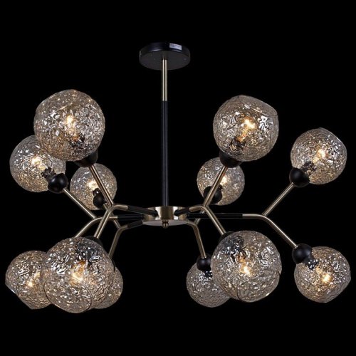 Подвесная люстра Illumico IL0268-12PSQ-79 BK AB Подвесная люстра Illumico IL0268-12PSQ-79 BK AB
